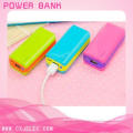 Long lasting colorful power bank 5200mah